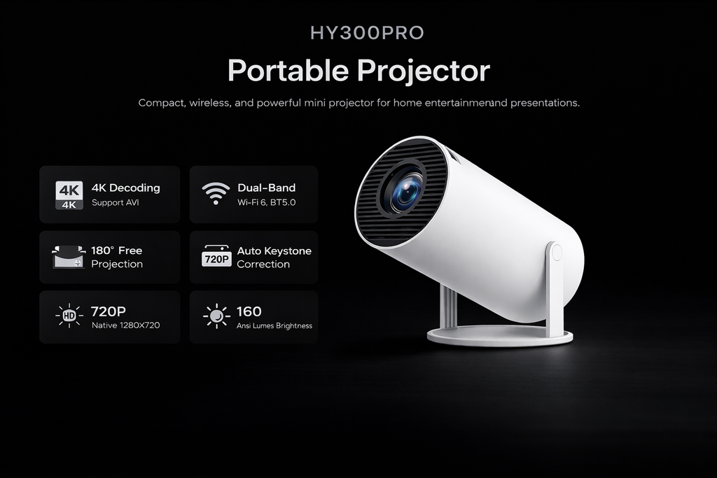 HY300 Portable Projector Home Theater