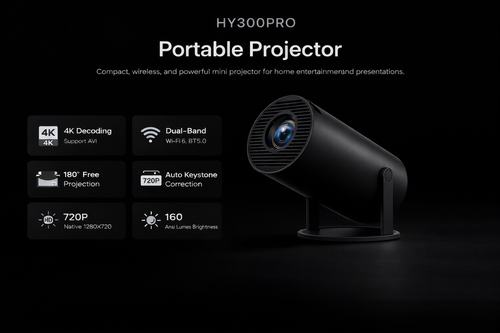 HY300 Portable Projector Home Theater